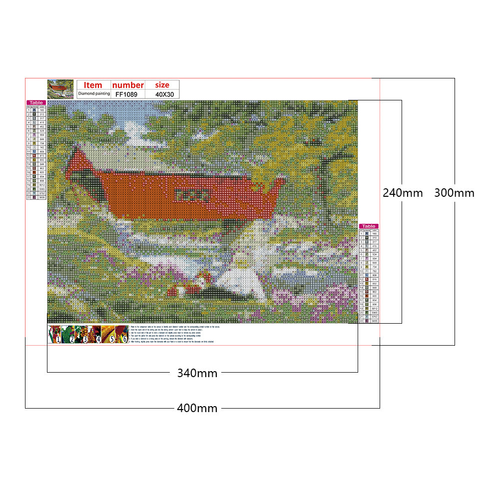 Village House - Full Square Drill Diamond Painting 40*30CM