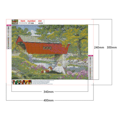 Village House - Full Square Drill Diamond Painting 40*30CM