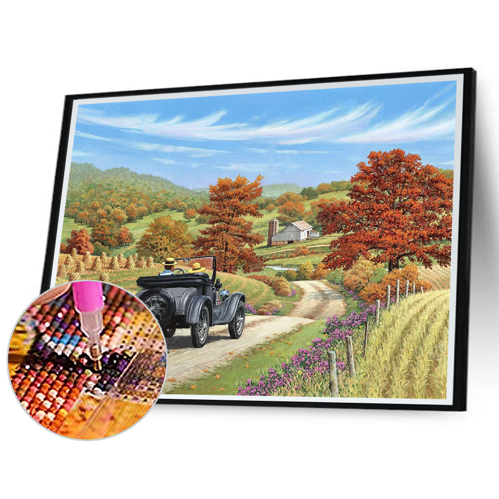 Village House - Full Square Drill Diamond Painting 40*30CM