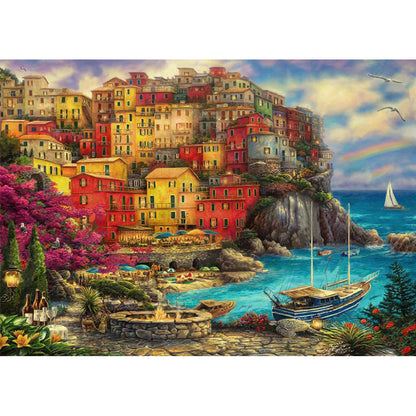 Village House - Full Square Drill Diamond Painting 40*30CM