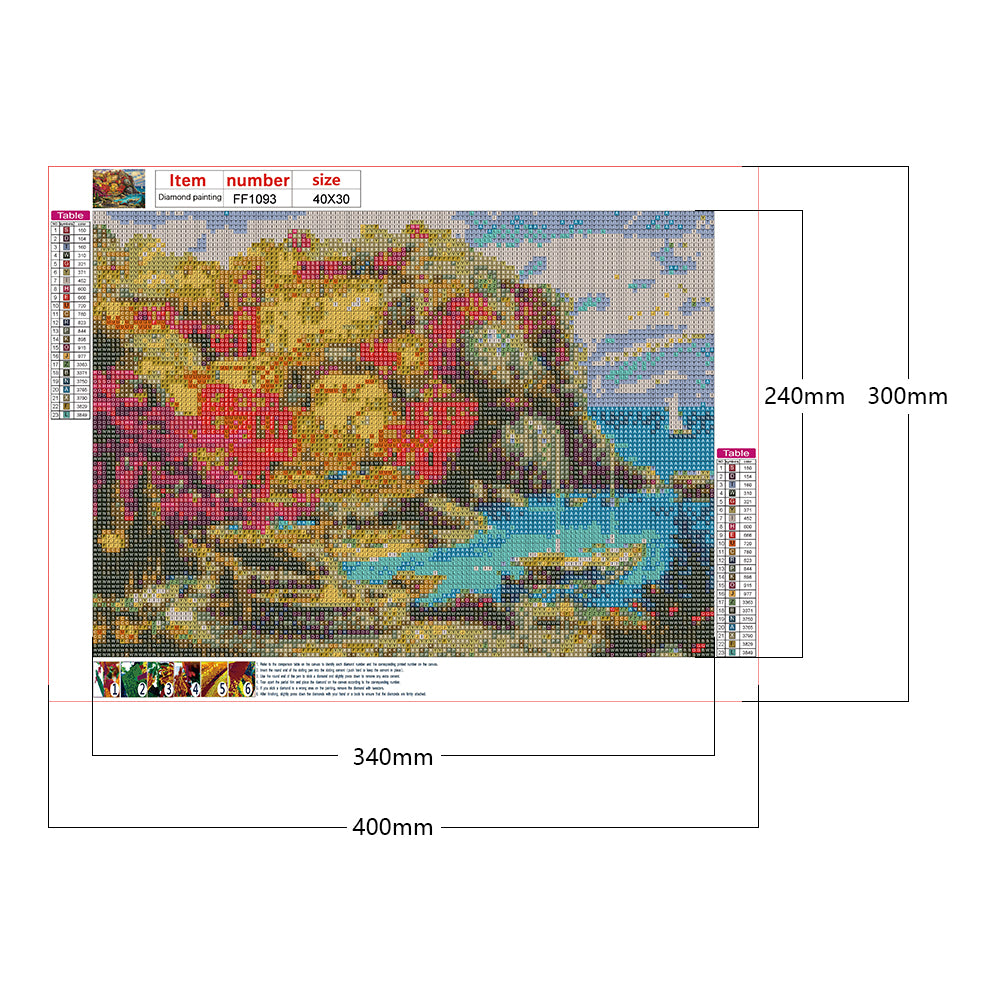 Village House - Full Square Drill Diamond Painting 40*30CM