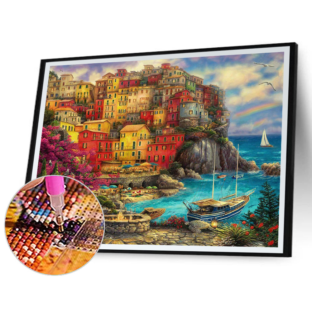 Village House - Full Square Drill Diamond Painting 40*30CM