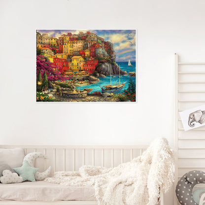 Village House - Full Square Drill Diamond Painting 40*30CM