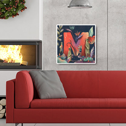 Ocean Letter M - Full Square Drill Diamond Painting 40*40CM