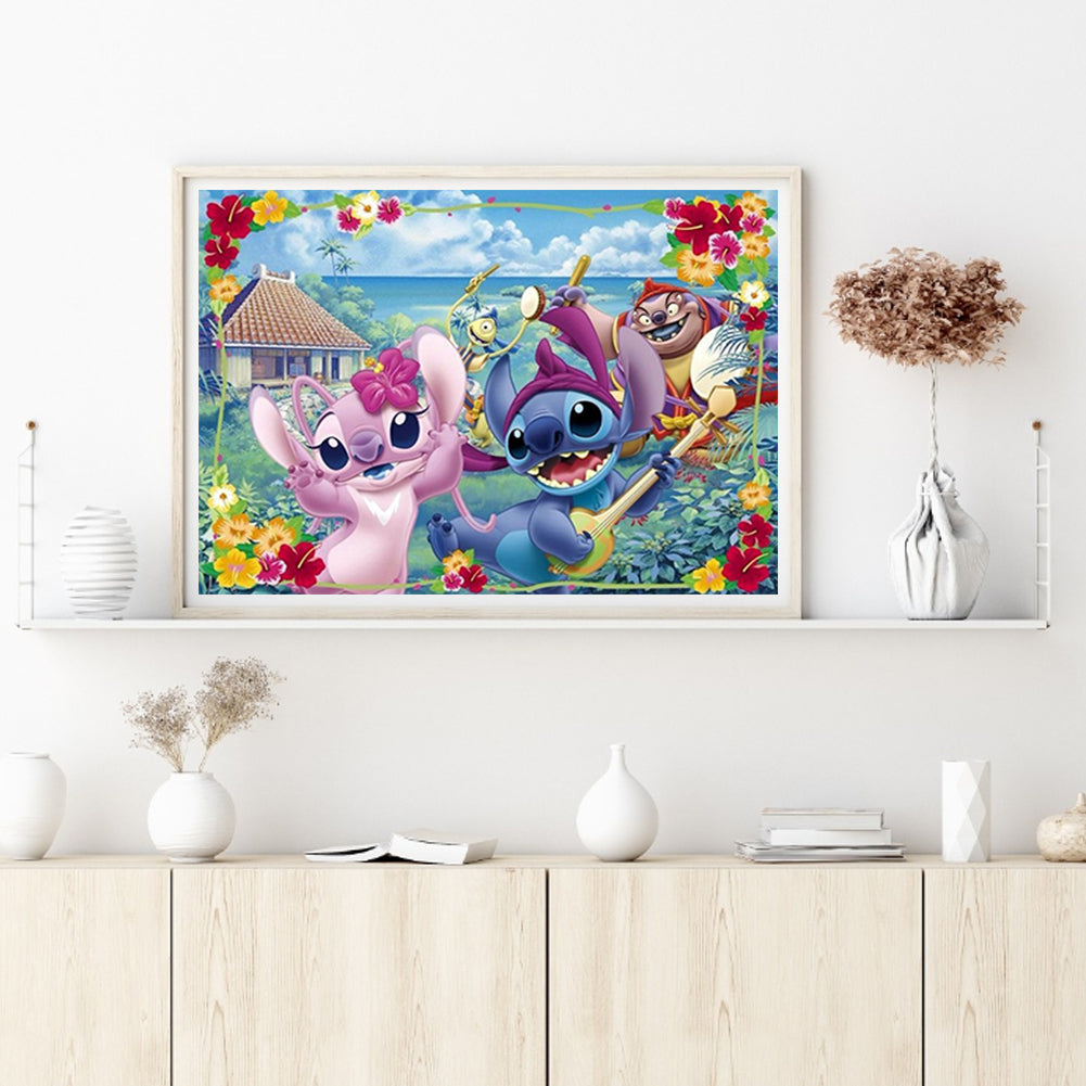 Stitch - Full Round Drill Diamond Painting 40*30CM