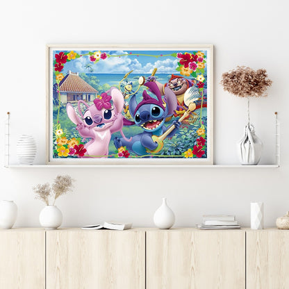 Stitch - Full Round Drill Diamond Painting 40*30CM