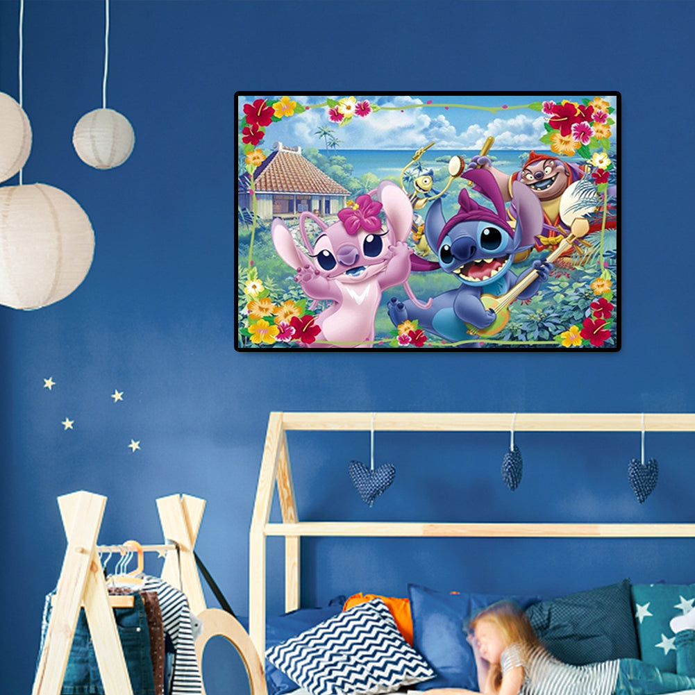 Stitch - Full Round Drill Diamond Painting 40*30CM