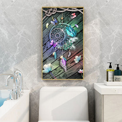 Butterfly Dream Catcher - Full Round Drill Diamond Painting 40*70CM