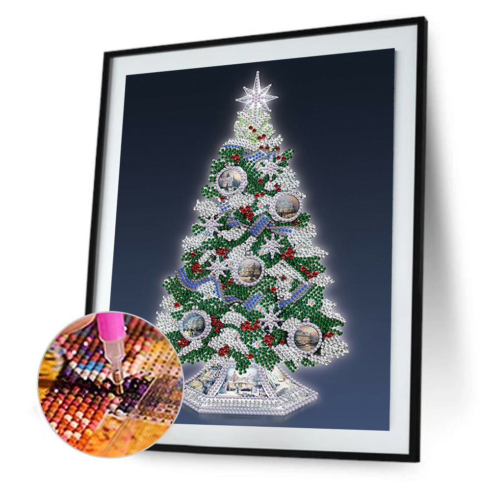 Christmas Tree Ornaments - Special Shaped Drill Diamond Painting 30*40CM