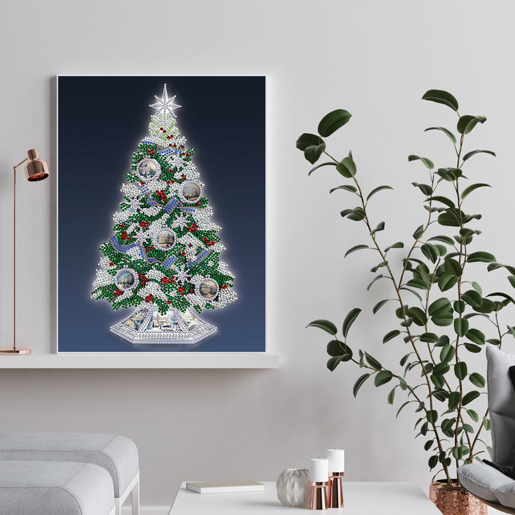 Christmas Tree Ornaments - Special Shaped Drill Diamond Painting 30*40CM