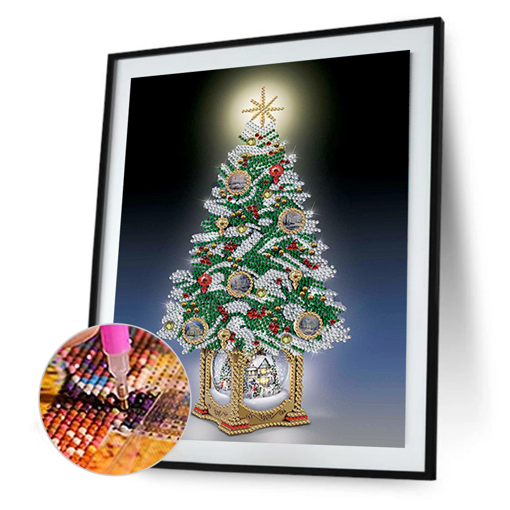 Christmas Tree Ornaments - Special Shaped Drill Diamond Painting 30*40CM