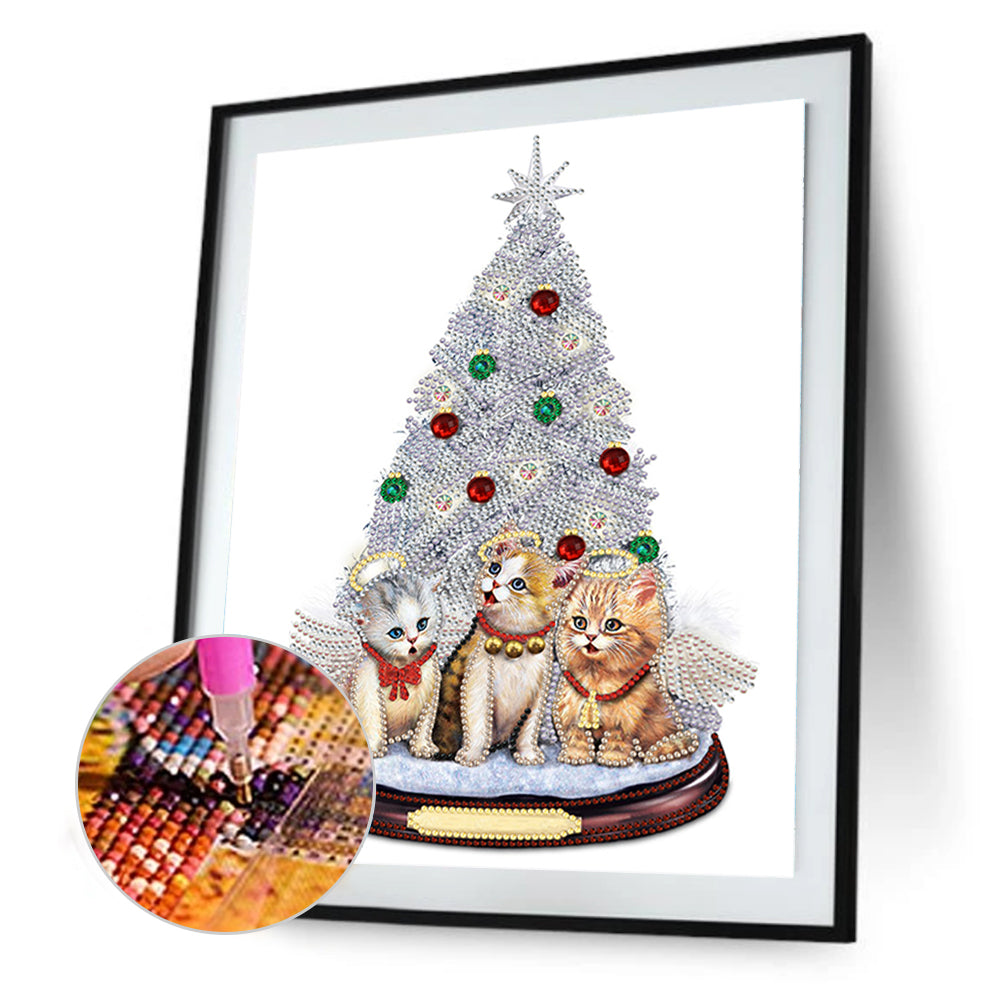 Christmas Tree Ornaments - Special Shaped Drill Diamond Painting 30*40CM