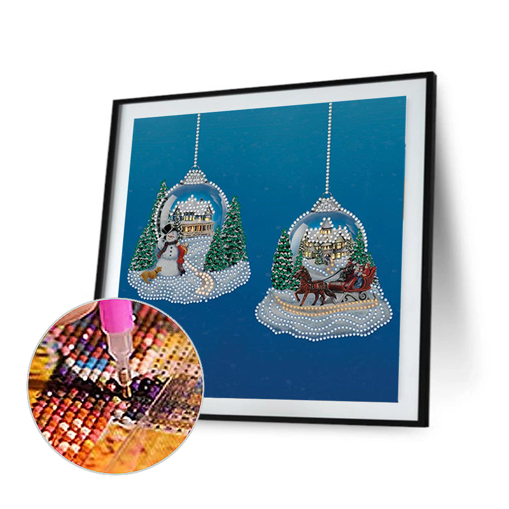 Christmas Ornaments - Special Shaped Drill Diamond Painting 30*30CM