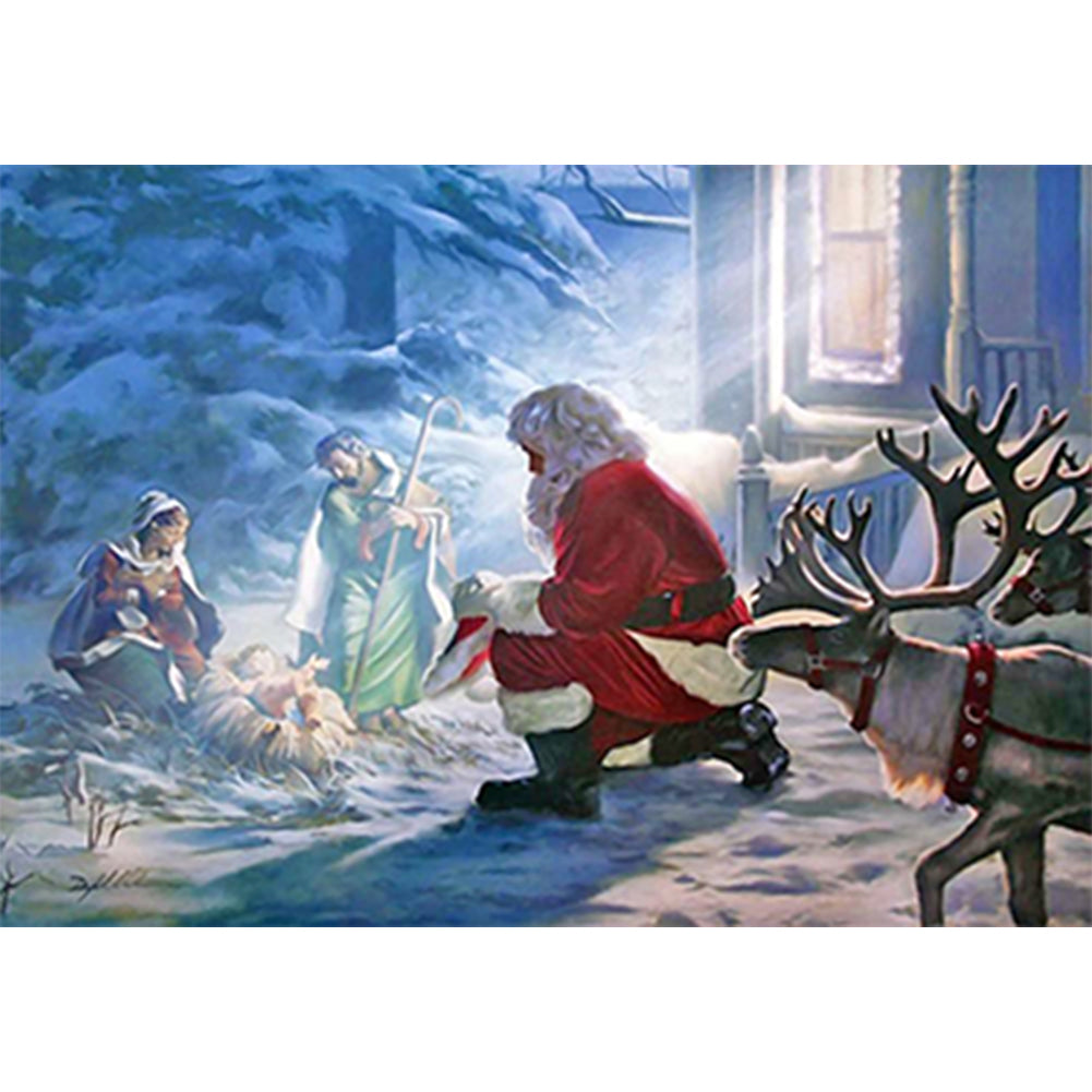 Santa Claus - Full Round Drill Diamond Painting 50*40CM