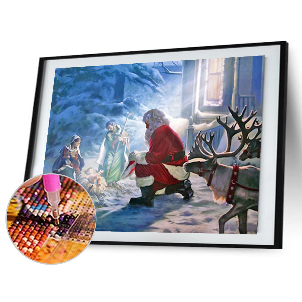 Santa Claus - Full Round Drill Diamond Painting 50*40CM