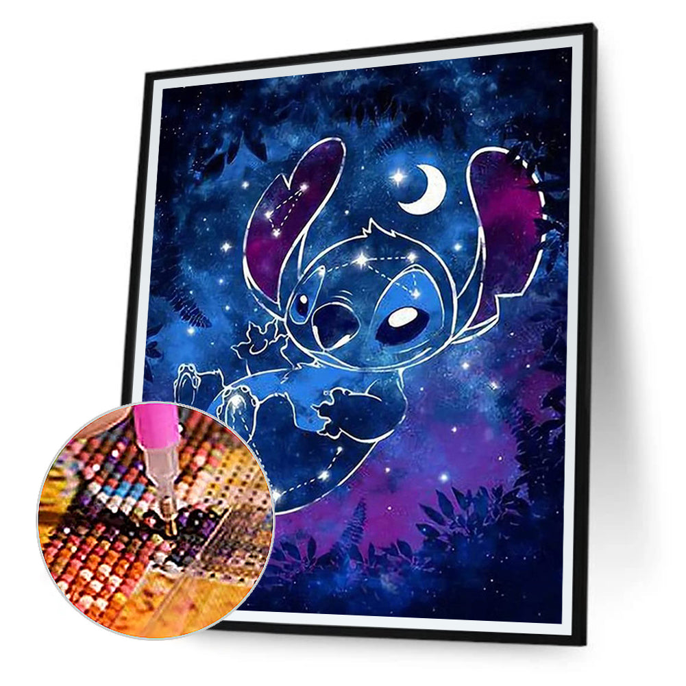 Stitch In The Stars - Full Round Drill Diamond Painting 30*40CM