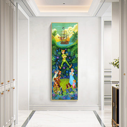 Neverland Heroes - Full Round Drill Diamond Painting 30*80CM