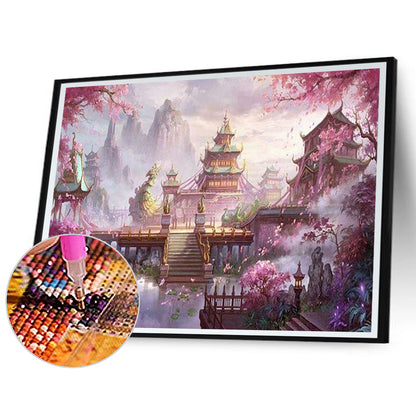 Heavenly Palace - Full Round Drill Diamond Painting 50*40CM