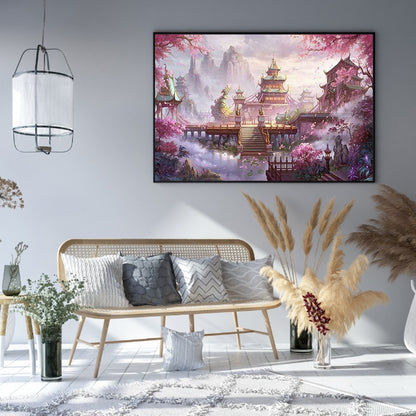 Heavenly Palace - Full Round Drill Diamond Painting 50*40CM