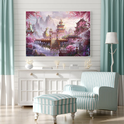 Heavenly Palace - Full Round Drill Diamond Painting 50*40CM