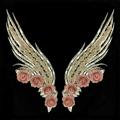 Rose Angel Wings - Full Square Drill Diamond Painting 30*30CM