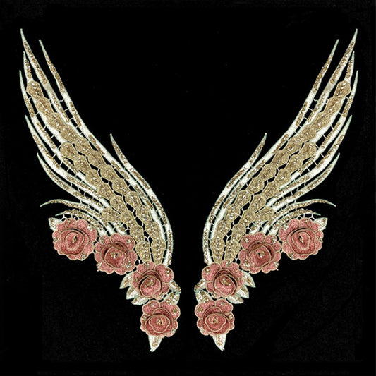 Rose Angel Wings - Full Square Drill Diamond Painting 30*30CM