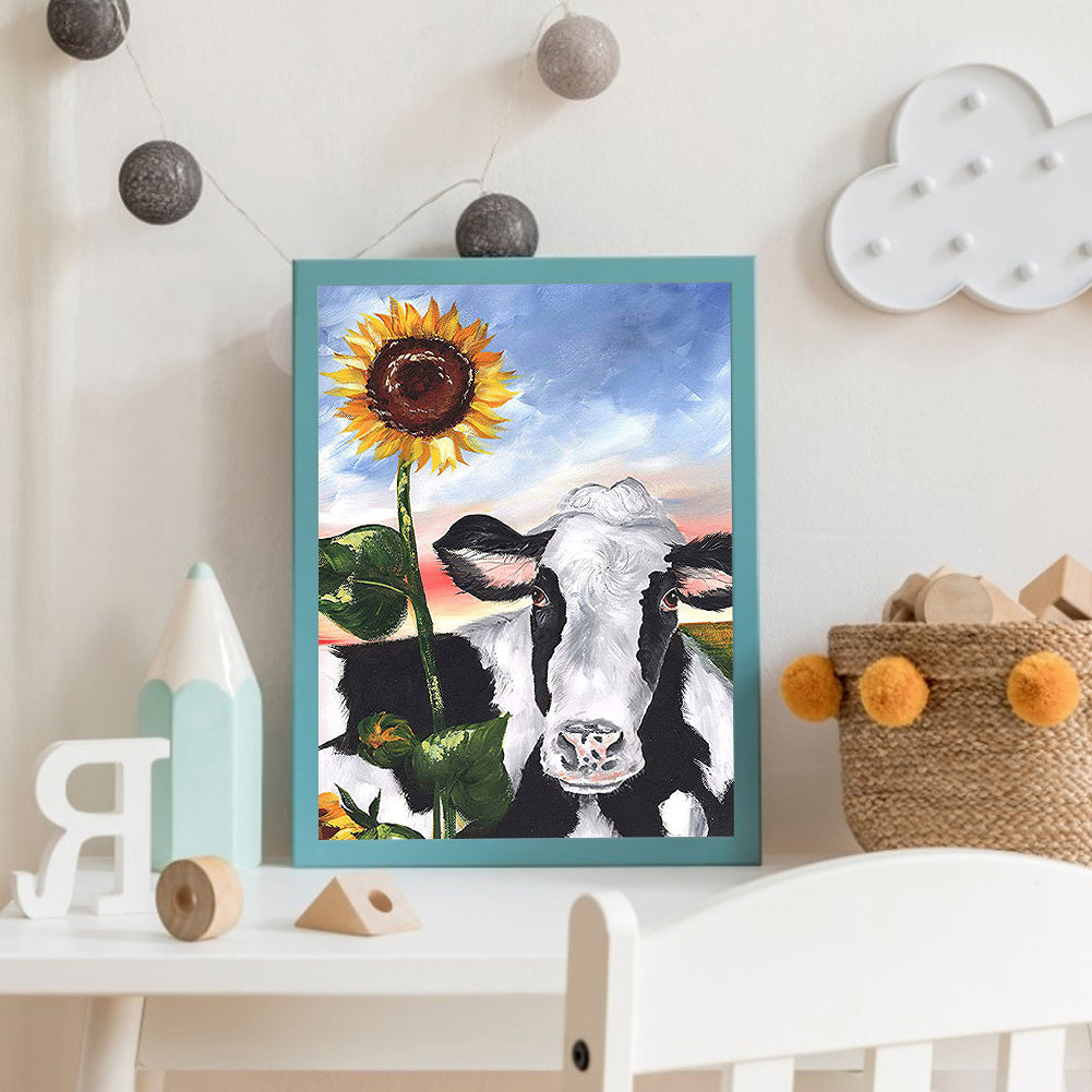 The Cow - Full Round Drill Diamond Painting 30*40CM