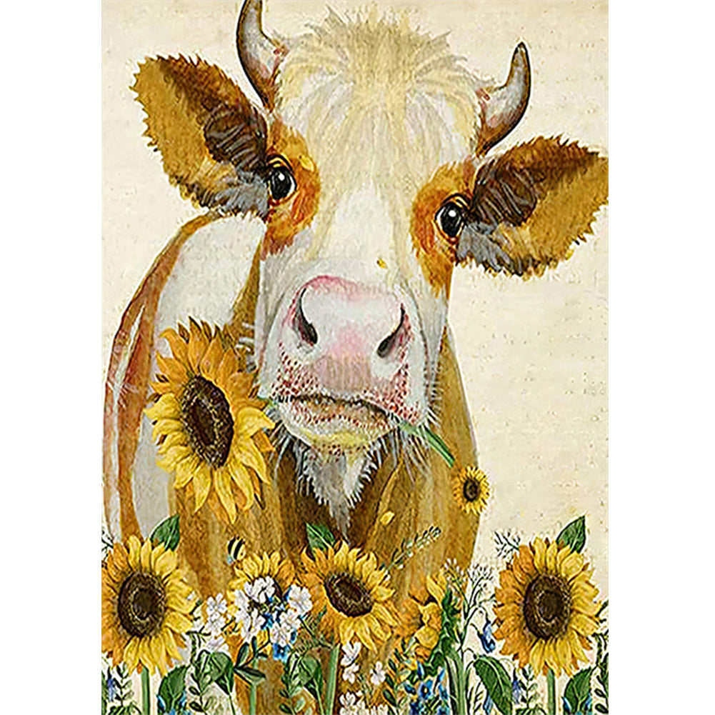 The Cow - Full Round Drill Diamond Painting 30*40CM