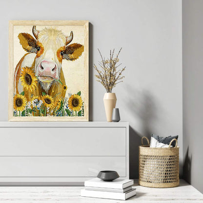 The Cow - Full Round Drill Diamond Painting 30*40CM