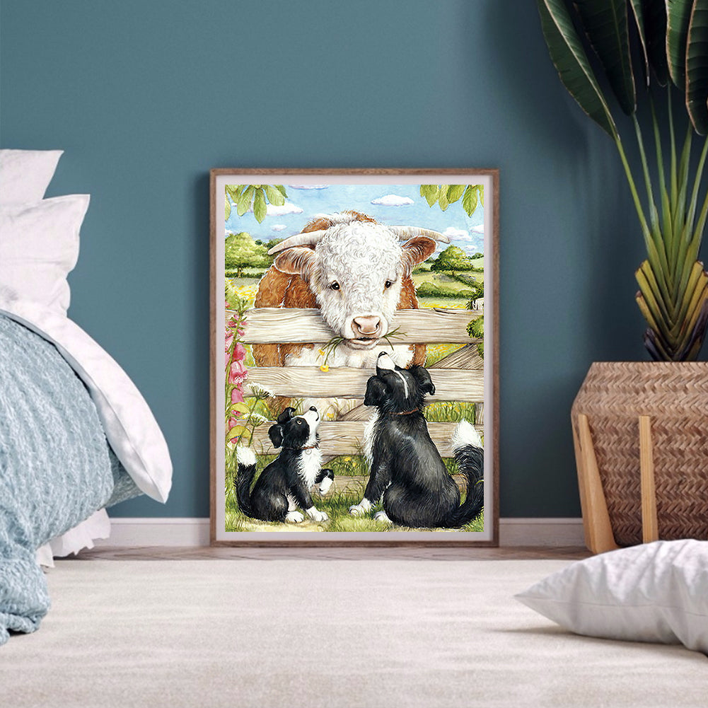 The Cow - Full Round Drill Diamond Painting 30*40CM