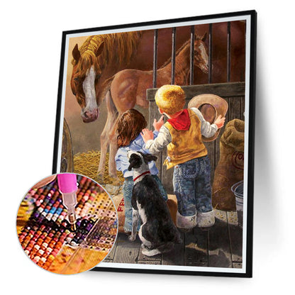 Play Child - Full Square Drill Diamond Painting 30*40CM