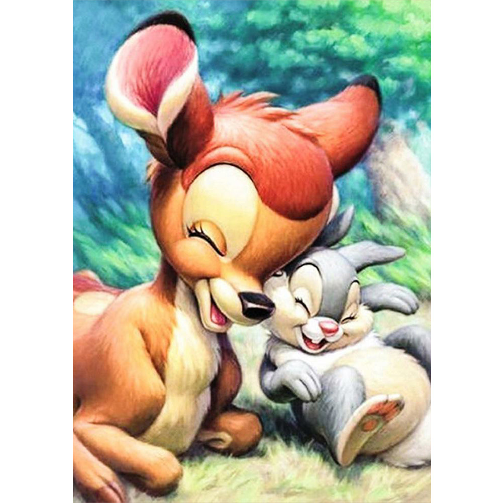 Deer - Full Round Drill Diamond Painting 40*50CM