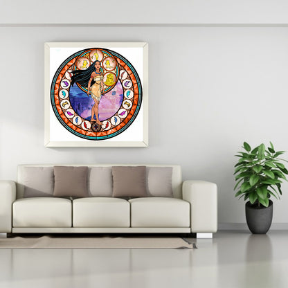 Princess Pocahontas - Full Round Drill Diamond Painting 30*30CM
