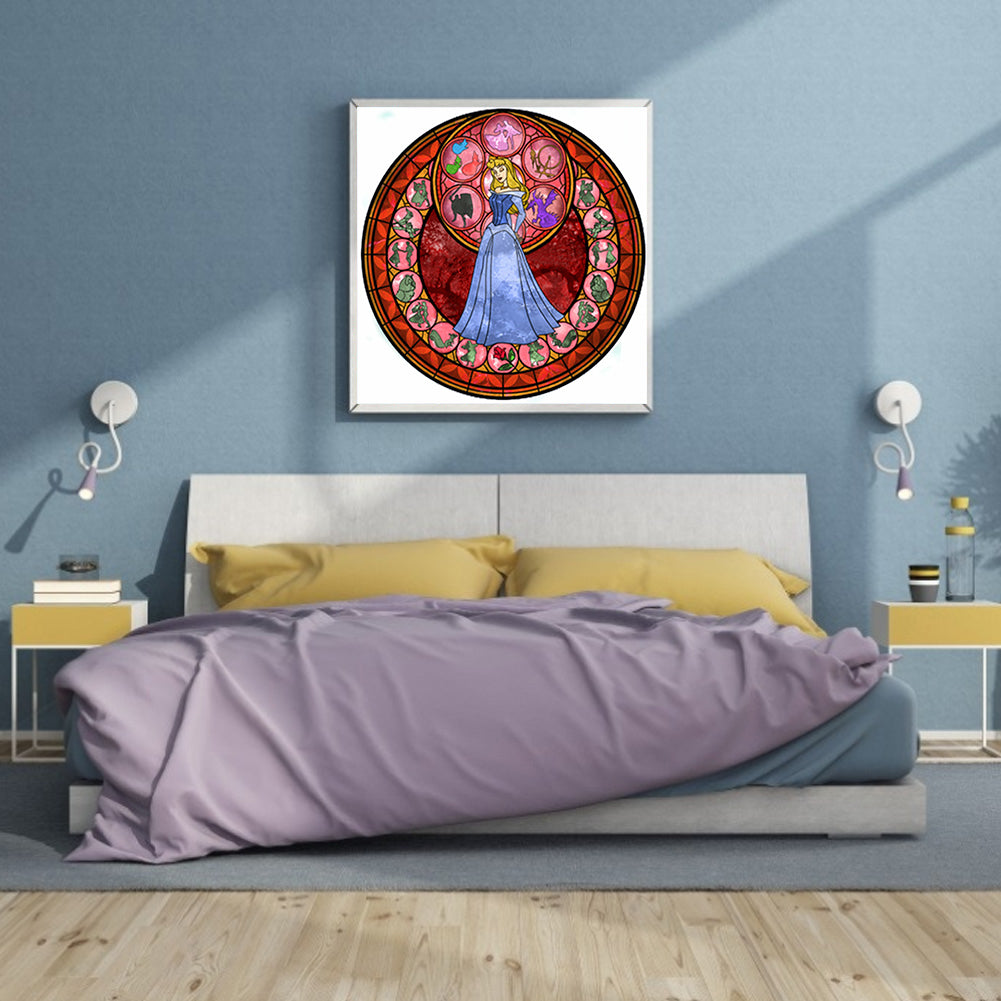 Sleeping Beauty Princess - Full Round Drill Diamond Painting 30*30CM
