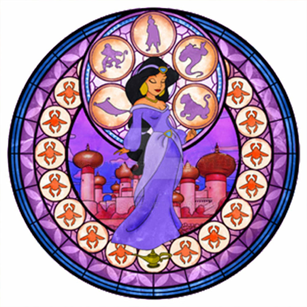 Princess Jasmine - Full Round Drill Diamond Painting 30*30CM