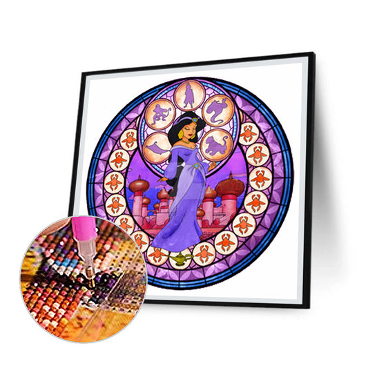Princess Jasmine - Full Round Drill Diamond Painting 30*30CM