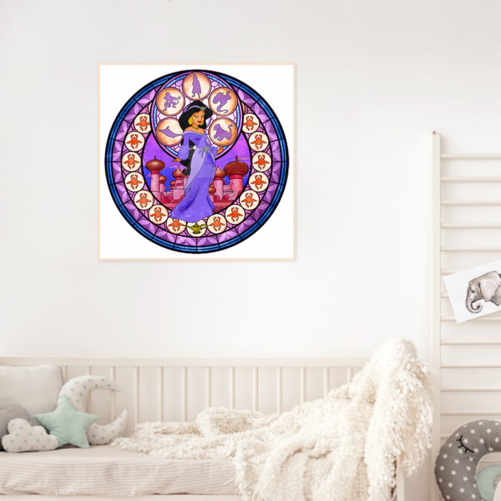 Princess Jasmine - Full Round Drill Diamond Painting 30*30CM