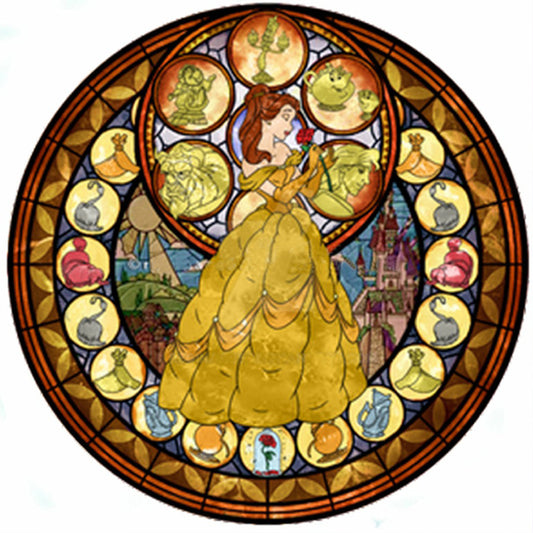 Princess Belle - Full Round Drill Diamond Painting 30*30CM