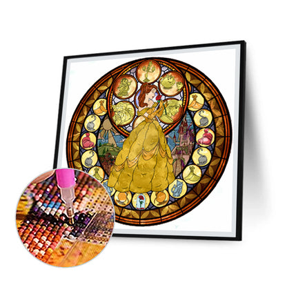Princess Belle - Full Round Drill Diamond Painting 30*30CM