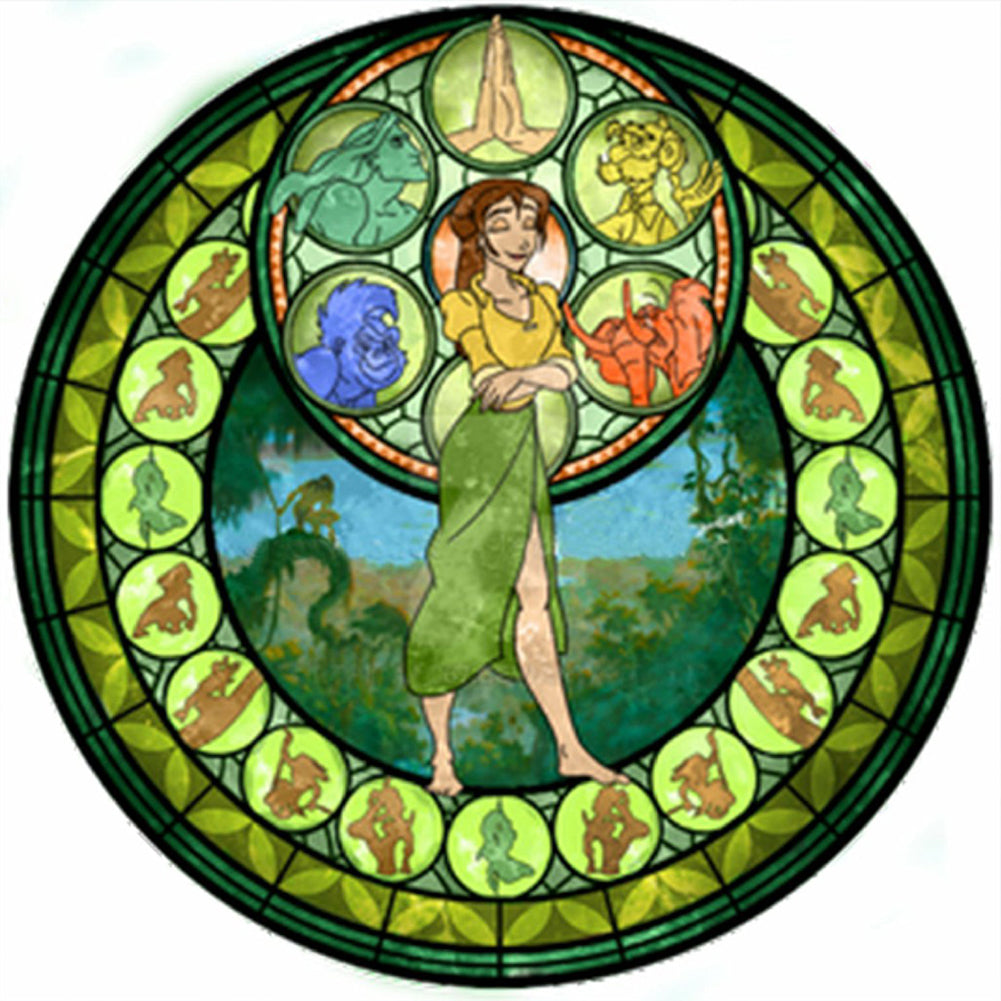 Princess Belle - Full Round Drill Diamond Painting 30*30CM