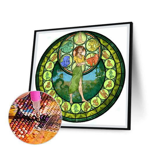 Princess Belle - Full Round Drill Diamond Painting 30*30CM