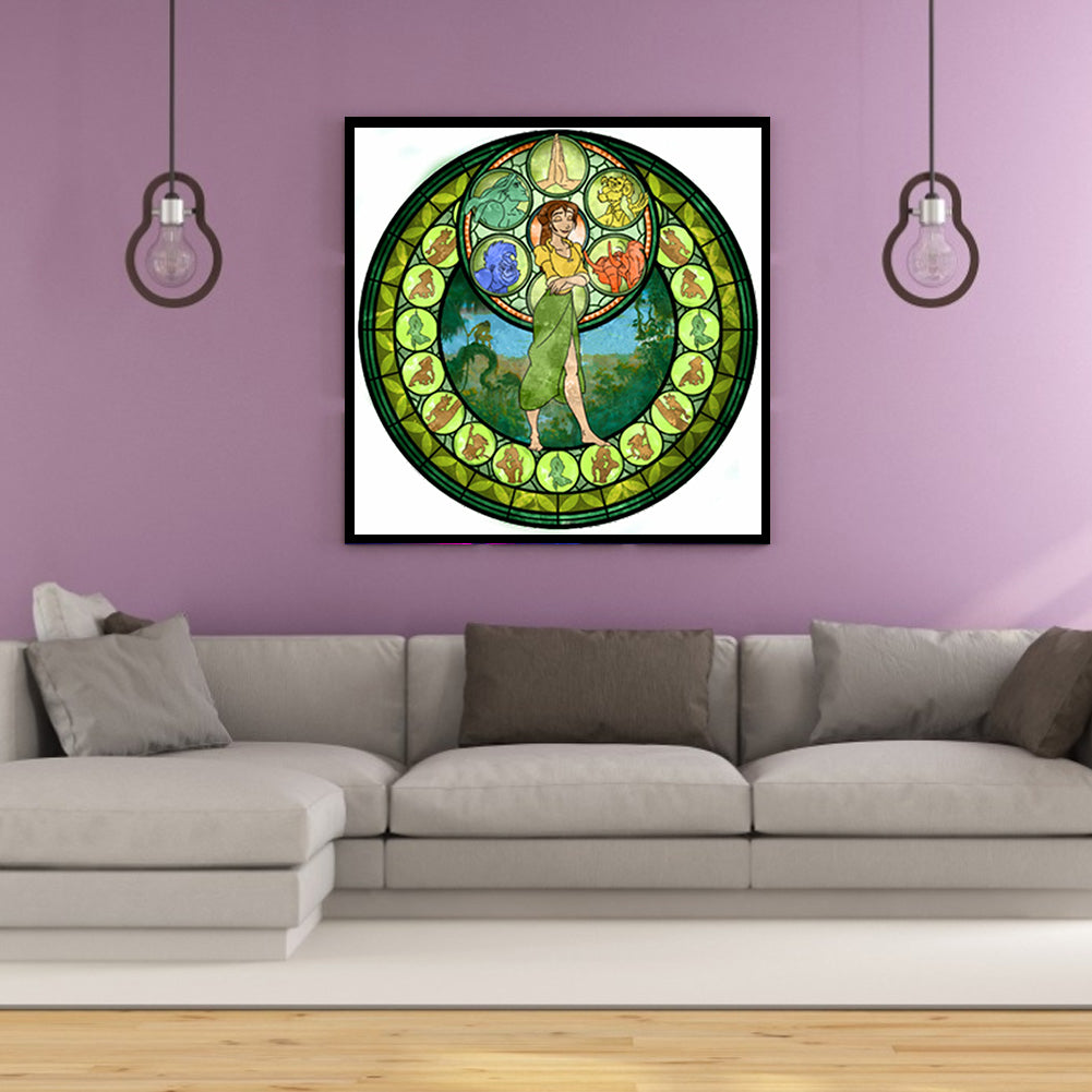 Princess Belle - Full Round Drill Diamond Painting 30*30CM