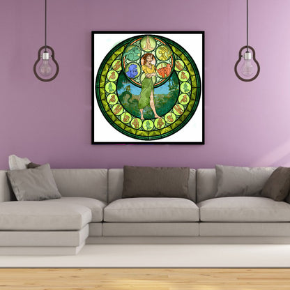 Princess Belle - Full Round Drill Diamond Painting 30*30CM