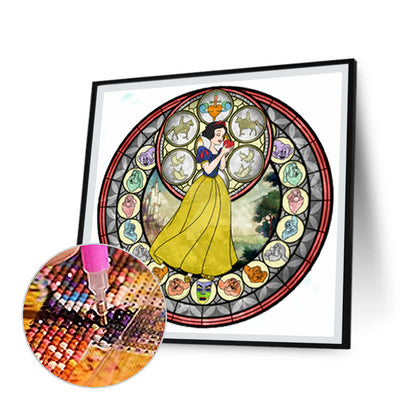 Snow White - Full Round Drill Diamond Painting 30*30CM