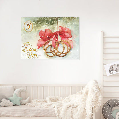 Winter Lakeside Bow - Full Round Drill Diamond Painting 40*30CM
