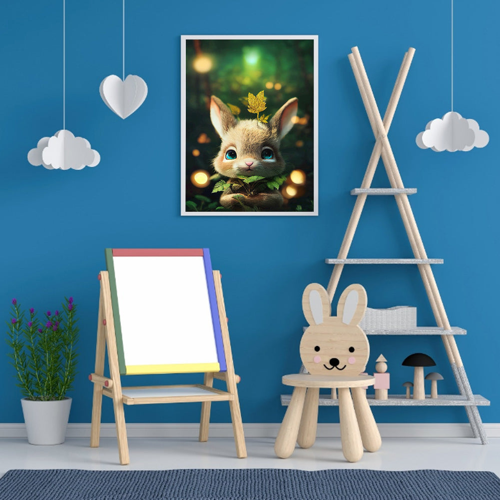 Rabbit - Full Round Drill Diamond Painting 30*40CM