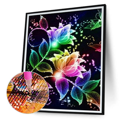 Colorful Flower - Full Square Drill Diamond Painting 50*60CM