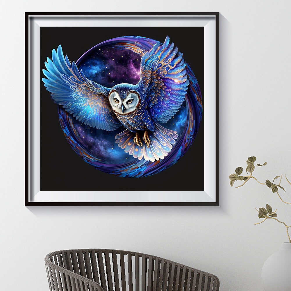 Star Owl - Full Round Drill Diamond Painting 30*30CM
