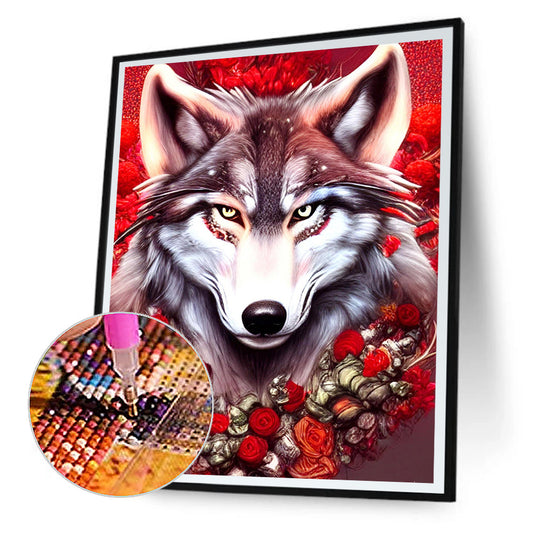 Wolf - Full Round Drill Diamond Painting 30*40CM