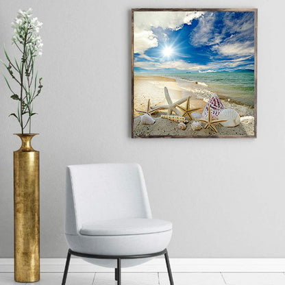Beach Sea Shells - Full Square Drill Diamond Painting 50*50CM
